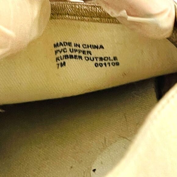 WOMENS MICHAEL Michael Kors Kristy Slide Heel Cap Espadrille Sneakers Vanilla Go - Picture 6 of 9